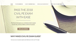 Desktop Screenshot of peexamguides.com