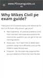 Mobile Screenshot of peexamguides.com